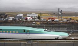 Primeras pruebas del tren de alta velocidad japonés H5 Hokkaido Shinkansen