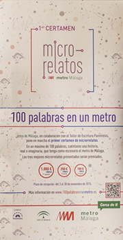 Metro de Málaga presenta el primer concurso de microrrelatos “100 palabras en un metro” 