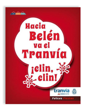 Campaña navideña del Tranvía de Tenerife