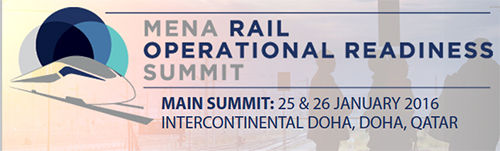 Mena Qatar Rail Summit 2016