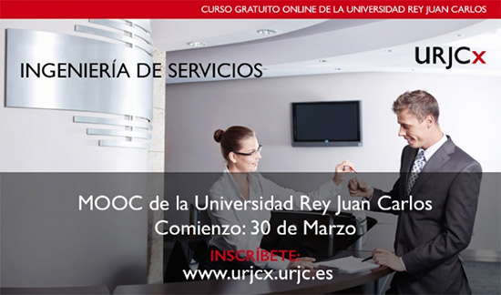 Ingeniería de Servicios, curso on line organizado por la Universidad Rey Juan Carlos de Madrid
