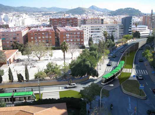 El tramo Guadalmedina-Hospital Civil del Metro de Málaga, declarado de interés metropolitano