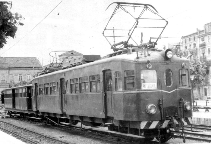 Metrovalencia. Trenes fuera de circulacin: Devis (Antigua Macosa): Tren elctrico que circul en FGV entre 1-1-87 y 1987-1988