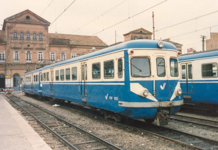 Metrovalencia. Trenes fuera de circulacin: Macosa: Tren elctrico que circul en FGV entre 1-1-87 y 1987-1988