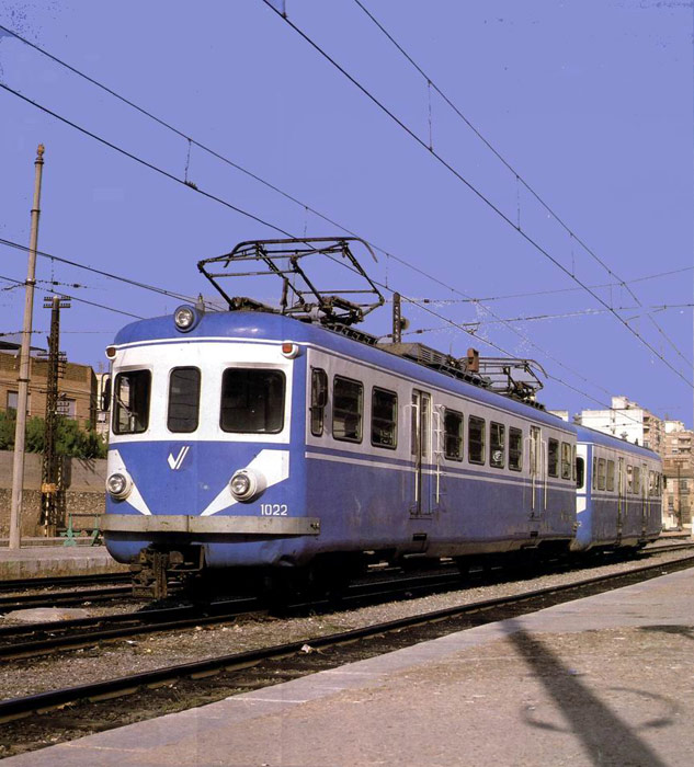 Metrovalencia. Trenes fuera de circulacin: Macosa: Tren elctrico que circul en FGV entre 1-1-87 y 1987-1988