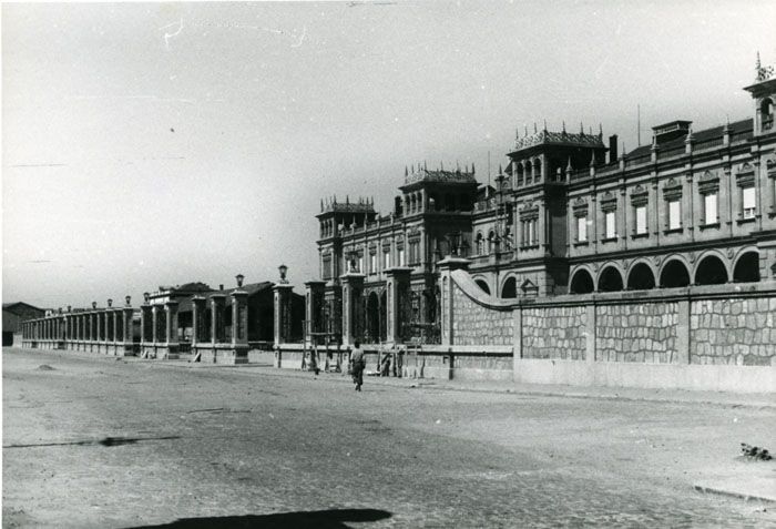 Estacin de Zamora de la lnea de Zamora a La Corua en 1958. Foto Archivo Histrico Ferroviario