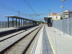 Concluyen las obras de modernizacin de la estacin de Pineda de Mar, en Barcelona