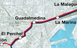 La obra del tramo Guadalmedina-Atarazanas del metro de Málaga se licitará en el primer trimestre de 2014
