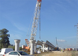 Tranv�a de Alcal� de Guada�ra: los viaductos del tramo Olavide-Parque Tecnol�gico estar�n concluidos a final de a�o 