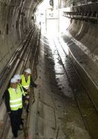 Avanza la cuarta tuneladora para la construcci�n de la L�nea 9 del Metro de Barcelona