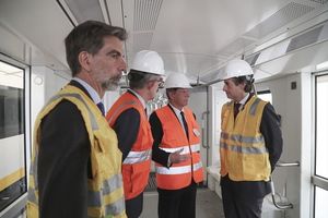 El ministro de Fomento visita las obras de la lnea 2 del Metro de Lima, proyecto liderado por ACS y FCC