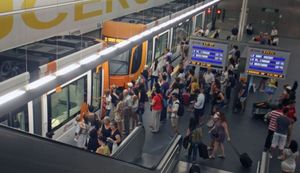 El tranva de Alicante desplaz a ms de 64.000 viajeros procedentes del AVE Madrid-Alicante en 2017