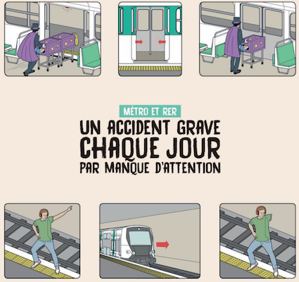 RATP lanza una campaa para prevenir conductas de riesgo