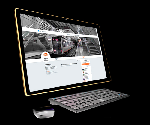 Metro Bilbao a�ade Twitter a sus canales de comunicaci�n