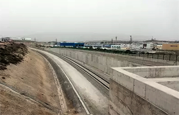 Las obras de la primera fase de la integracin del ferrocarril en Almera finalizarn en primavera