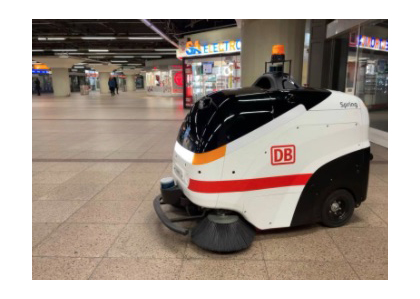 Los Ferrocarriles Alemanes prueban un robot de desinfeccin en la estacin de Frankfurt