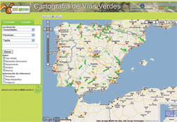 Nuevo visor cartogrfico de Vas Verdes 