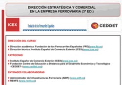 Cursos de especializacin on-line sobre transporte ferroviario