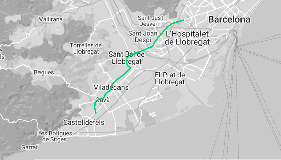 Estudios para reactivar el proyecto de la nueva lnea de Cercanas entre Castelldefels y Barcelona