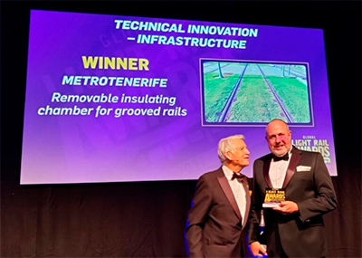 Premio a la Innovacin Tcnica del Ao para Metrotenerife
