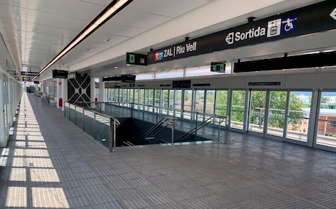 El domingo entran en servicio tres nuevas estaciones de la lnea 10 Sud de Metro de Barcelona