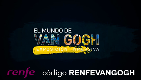 Renfe colabora con la exposicin multimedia El mundo de Van Gogh, en Barcelona