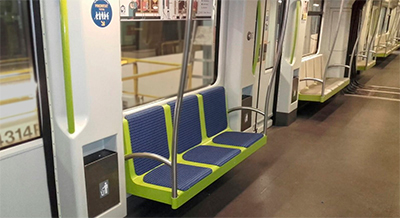 FGV iniciará este año la sustitución del tapizado de 10.000 asientos de metros y tranvías