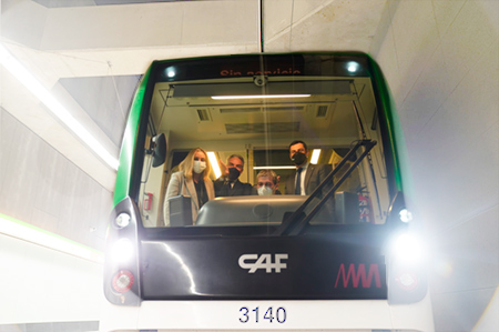 Comienzan las pruebas entre las estaciones de Guadalmedina y Atarazanas de Metro de Málaga