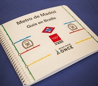 Metro de Madrid cuenta con su primera guía en braille 