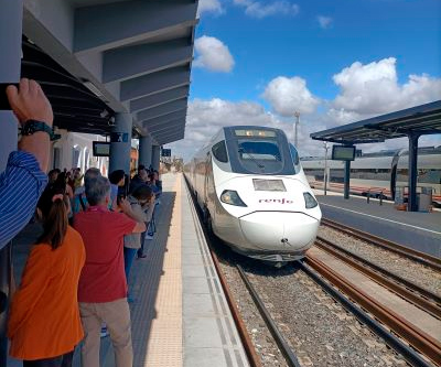 Actuaciones previas a la puesta en servicio de la primera fase de la alta velocidad a Extremadura
