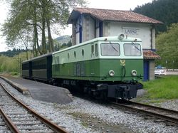 El Museo Vasco del Ferrocarril restaura la locomotora disel Creusot/Naval 1158 