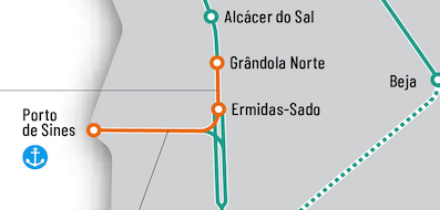 Comienzan la rehabilitación de un tramo de la línea Sur de Portugal