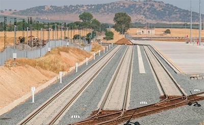 La obra ferroviaria supuso el 16,1 por ciento de la licitación pública en 2022