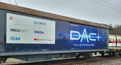 Presentado el proyecto suizo de tren digital de mercancías DAC+
