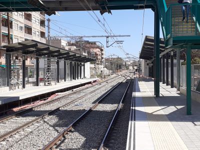 En servicio la estación provisional de Sant Feliu de Llobregat