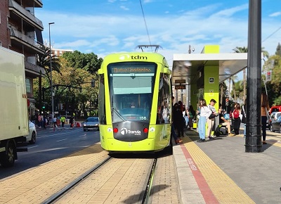El tranvía de Murcia bate un nuevo récord: 729.811 usuarios en marzo