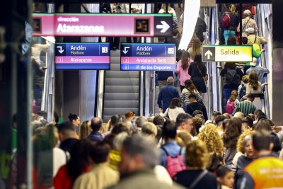 Metro de Málaga supera rebasa el medio millón de viajeros en Semana Santa con su llegada al centro 