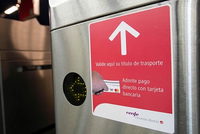 El sistema Cronos llega a Cercanías Valencia para el pago con tarjeta en los tornos