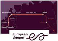 European Sleeper inaugura el primer servicio de coches cama entre Bruselas y Berlín 