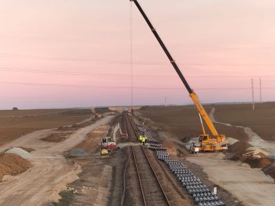 Mejoras en la infraestructura entre Huelva y Badajoz