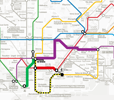 Finalizan las obras de renovación de vía en la línea 4 del metro de Barcelona