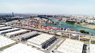 El Puerto de Sevilla licita un nuevo acceso a la playa de vías en Palmas Altas