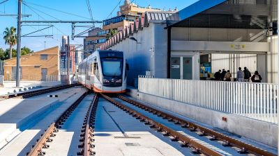 Licitación de la duplicación de vía y la electrificación del tramo Hospital Vila-Benidorm de Tram de Alicante