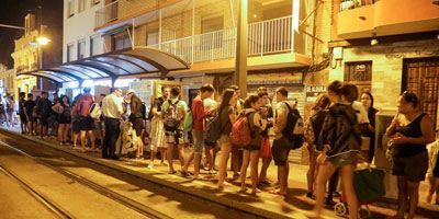 Metrovalencia transportó 118.000 personas en la noche de San Juan