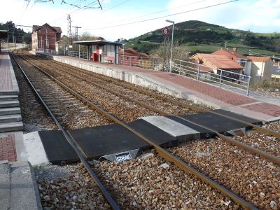 Mejora de la accesibilidad en la estacin de Villabona, en Asturias