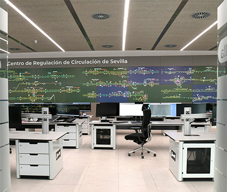 Ampliación y modernización del Centro de Regulación de Circulación de Adif en Sevilla