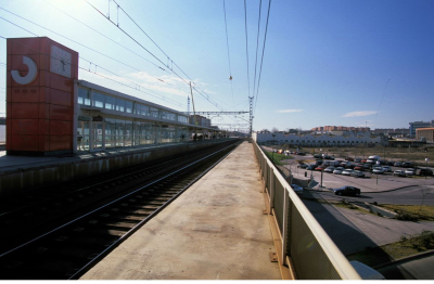 Mantenimiento en la infraestructura de la estación de Vallecas, en Madrid