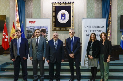 La Universidad Politcnica de Madrid y CAF crean el aula universidad-empresa