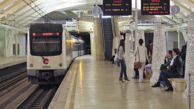 Metrovalencia registr en noviembre, un 26,75 por ciento ms de desplazamientos que en 2022