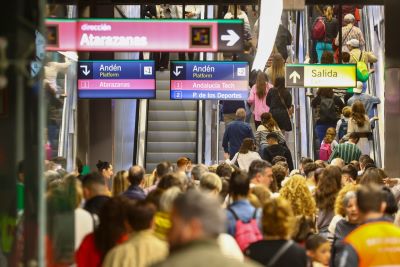 Metro de Málaga bate récord y duplica el número de viajeros en 2023 tras su llegada al centro